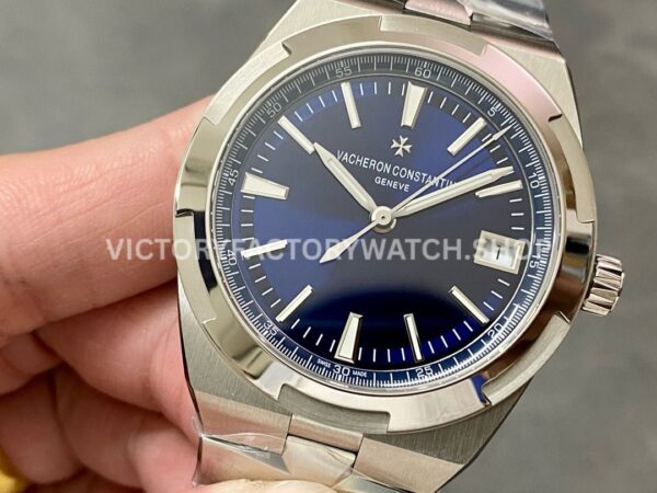 PPF Factory Vacheron Constantin Overseas 4500V-110A-B128 41mm Full Steel Blue Dial (8) PPF Factory Vacheron Constantin Overseas 4500V/110A-B128 41mm Full Steel Blue Dial