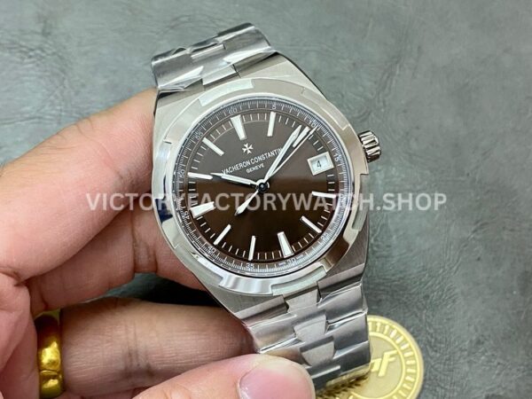 PPF Factory Vacheron Constantin Overseas 4500V-110A-B146 41mm Full Steel Brown Dial (3) PPF Factory Vacheron Constantin Overseas 4500V/110A-B146 41mm Full Steel Brown Dial