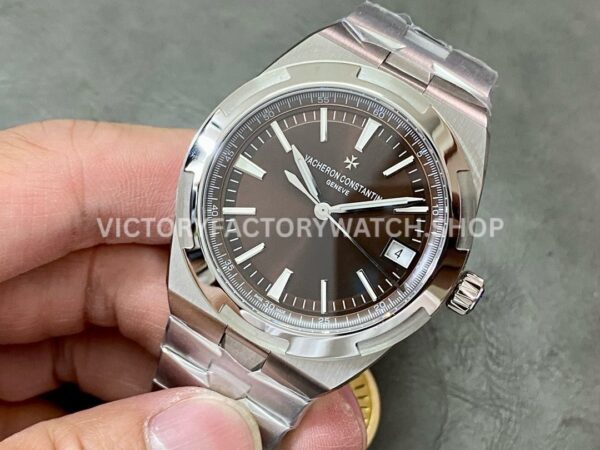 PPF Factory Vacheron Constantin Overseas 4500V-110A-B146 41mm Full Steel Brown Dial (6) PPF Factory Vacheron Constantin Overseas 4500V/110A-B146 41mm Full Steel Brown Dial