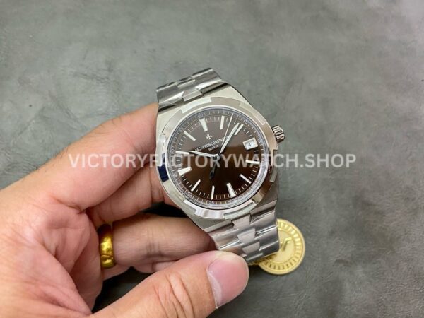 PPF Factory Vacheron Constantin Overseas 4500V-110A-B146 41mm Full Steel Brown Dial (7) PPF Factory Vacheron Constantin Overseas 4500V/110A-B146 41mm Full Steel Brown Dial