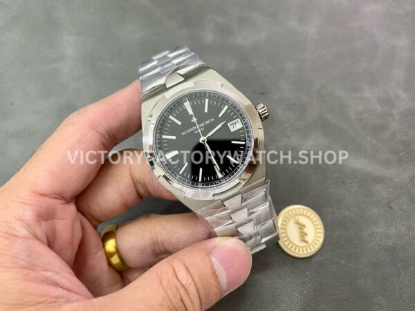 PPF Factory Vacheron Constantin Overseas 4500V-110A-B483 41mm Full Steel Black Dial (9) PPF Factory Vacheron Constantin Overseas 4500V/110A-B483 41mm Full Steel Black Dial