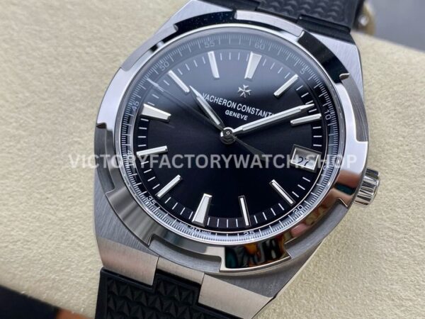 PPF Factory Vacheron Constantin Overseas 4500V-110A-B483 41mm Steel Rubber Strap Black Dial (3) PPF Factory Vacheron Constantin Overseas 4500V/110A-B483 41mm Steel Rubber Strap Black Dial