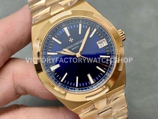 PPF Factory Vacheron Constantin Overseas 4500V/110R-B7051 41mm Full Rose Gold Blue Dial