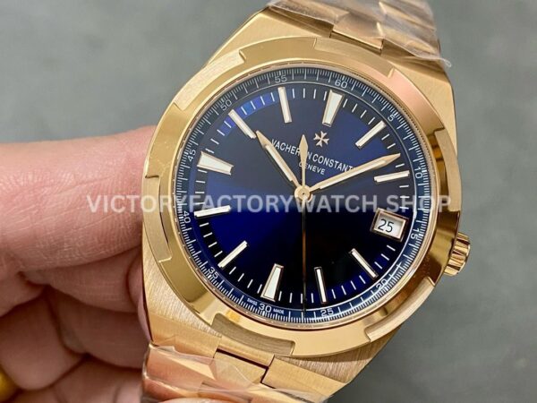 PPF Factory Vacheron Constantin Overseas 4500V/110R-B7051 41mm Full Rose Gold Blue Dial