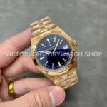 PPF Factory Vacheron Constantin Overseas 4500V/110R-B7051 41mm Full Rose Gold Blue Dial
