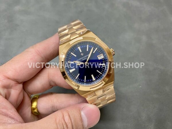 PPF Factory Vacheron Constantin Overseas 4500V/110R-B7051 41mm Full Rose Gold Blue Dial