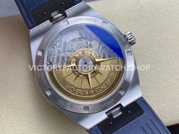 PPF Factory Vacheron Constantin Overseas 4500V110A-B128 41mm Steel Rubber Strap Blue Dial (1) PPF Factory Vacheron Constantin Overseas 4500V/110A-B128 41mm Steel Rubber Strap Blue Dial