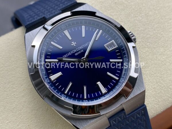 PPF Factory Vacheron Constantin Overseas 4500V110A-B128 41mm Steel Rubber Strap Blue Dial (4) PPF Factory Vacheron Constantin Overseas 4500V/110A-B128 41mm Steel Rubber Strap Blue Dial
