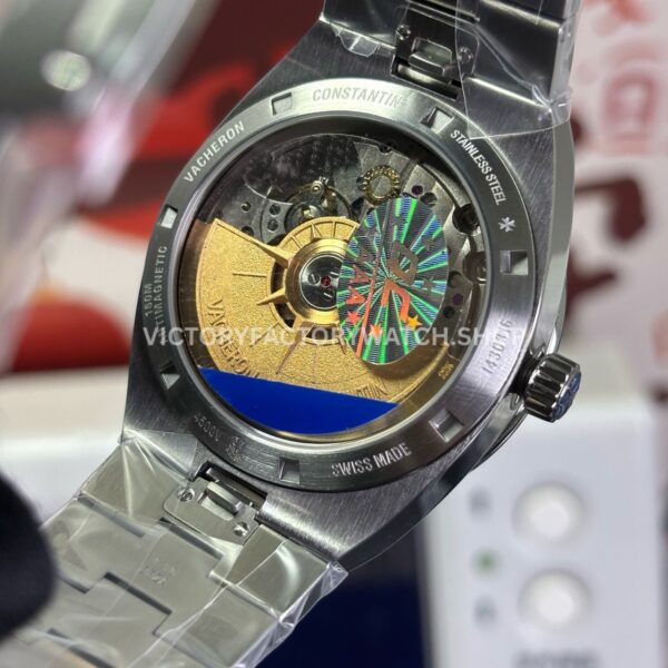 PPF Factory Vacheron Constantin Overseas 4500V110A-B1412 41mm Rubber Strap Silver Dial (2) PPF Factory Vacheron Constantin Overseas 4500V/110A-B1412 41mm Full Steel Silver Dial