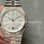 PPF Factory Vacheron Constantin Overseas 47040 B01A 9093 42mm full steel Arabic numerals silver dial replica watch