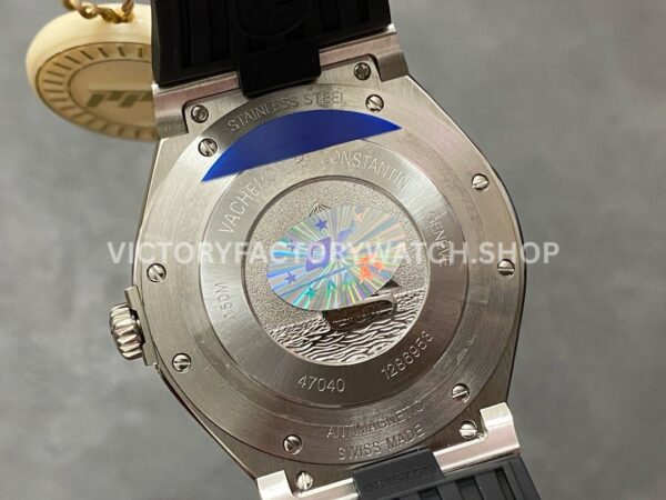 PPF Factory Vacheron Constantin Overseas 47040-B01A-9094 42mm Steel Black Rubber (5) PPF Factory Vacheron Constantin Overseas 47040/B01A-9094 42mm Steel Black Rubber Strap Arabic Numerals Black Dial
