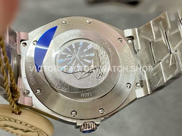 PPF Factory Vacheron Constantin Overseas 47040/000A-9008 42mm Full Steel Arabic Numerals Blue Dial