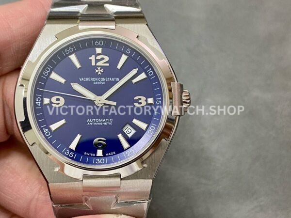 PPF Factory Vacheron Constantin Overseas 47040 000A 9008 42mm full steel Arabic numerals blue dial replica watch