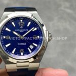 PPF Factory Vacheron Constantin Overseas 47040000A-9008 Rubber Strap Arabic Numerals Blue Dial (2) PPF Factory Vacheron Constantin Overseas 47040 000A 9008 rubber strap Arabic numerals blue dial replica watch