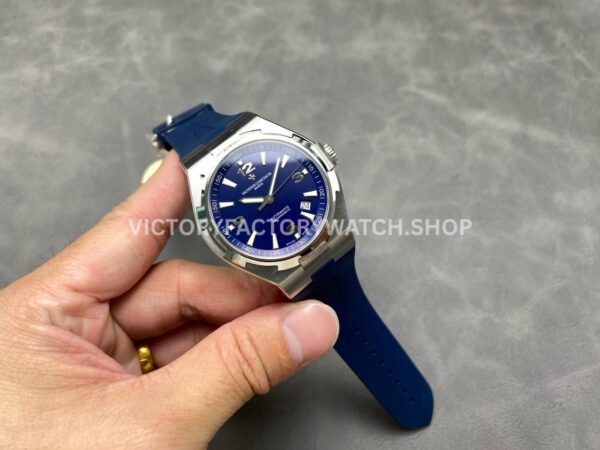 PPF Factory Vacheron Constantin Overseas 47040000A-9008 Rubber Strap Arabic Numerals Blue Dial (6) PPF Factory Vacheron Constantin Overseas 47040/000A-9008 Rubber Strap Arabic Numerals Blue Dial