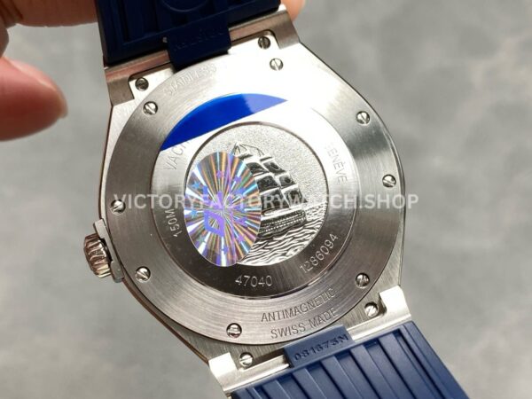 PPF Factory Vacheron Constantin Overseas 47040000A-9008 Rubber Strap Arabic Numerals Blue Dial (7) PPF Factory Vacheron Constantin Overseas 47040/000A-9008 Rubber Strap Arabic Numerals Blue Dial