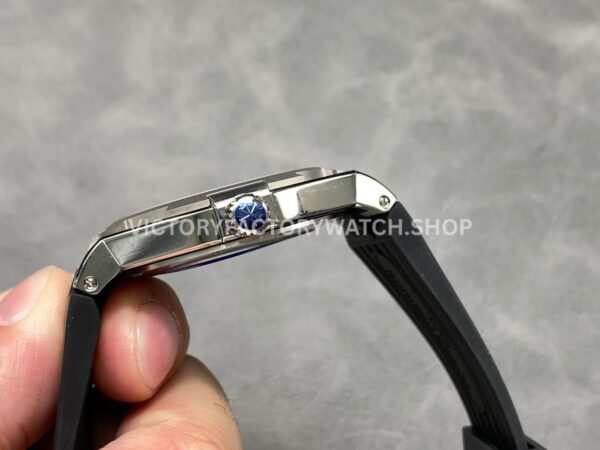 PPF Factory Vacheron Constantin Overseas 47040000W-9500 Rubber Strap Arabic Numerals Grey Dial (7) PPF Factory Vacheron Constantin Overseas 47040/000W-9500 Rubber Strap Arabic Numerals Grey Dial