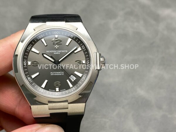 PPF Factory Vacheron Constantin Overseas 47040000W-9500 Rubber Strap Arabic Numerals Grey Dial (9) PPF Factory Vacheron Constantin Overseas 47040 000W 9500 rubber strap Arabic numerals grey dial replica watch