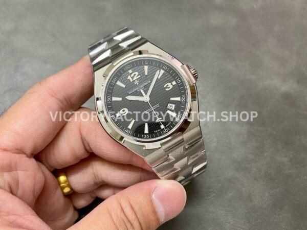PPF Factory Vacheron Constantin Overseas 47040B01A-9094 42mm Full Steel Arabic Numerals Black (2) PPF Factory Vacheron Constantin Overseas 47040/B01A-9094 42mm Full Steel Arabic Numerals Black Dial