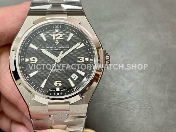 PPF Factory Vacheron Constantin Overseas 47040B01A-9094 42mm Full Steel Arabic Numerals Black Dial (1) PPF Factory Vacheron Constantin Overseas 47040 B01A 9094 42mm full steel Arabic numerals black dial replica watch