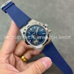 PZ Factory Vacheron Constantin Overseas Dual Time 7900V-110A-B334 41mm Steel Rubber Strap Blue (8) PZ Factory Vacheron Constantin Overseas Dual Time 7900V/110A-B334 41mm Steel Rubber Strap Blue Dial