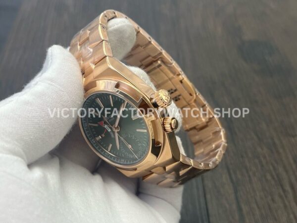 MKF Factory Vacheron Constantin Overseas Dual Time 7920V/210R-B965 41mm Full Rose Gold Green Dial
