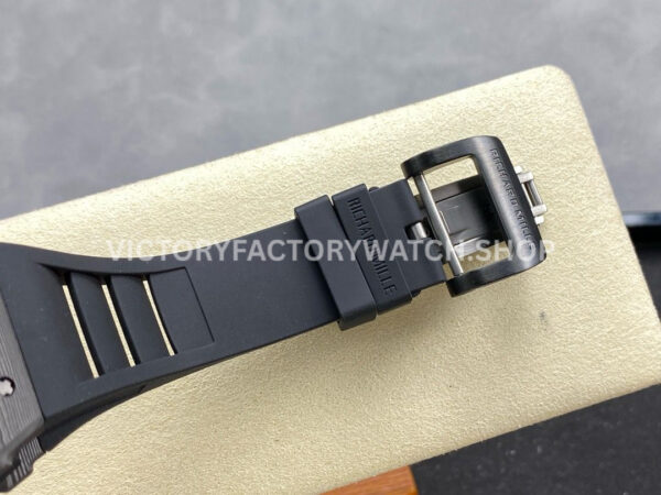R7 Factory Richard Mille RM35-02 44.5mm Carbon Fiber Black Rubber Strap Skeletonized Dial (1) R7 Factory Richard Mille RM 35-02 44.5mm Black Carbon Fiber Black Rubber Strap Skeletonized Dial