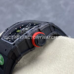 R7 Factory Richard Mille RM35-02 44.5mm Carbon Fiber Black Rubber Strap Skeletonized Dial (4) R7 Factory Richard Mille RM 35-02 44.5mm Black Carbon Fiber Black Rubber Strap Skeletonized Dial