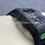 R7 Factory Richard Mille RM35-02 44.5mm Carbon Fiber Black Rubber Strap Skeletonized Dial (5) R7 Factory Richard Mille RM 35-02 44.5mm Black Carbon Fiber Black Rubber Strap Skeletonized Dial