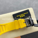 R7 Factory Richard Mille RM35-02 44.5mm Carbon Fiber Yellow Rubber Strap Skeletonized Dial (7) R7 Factory Richard Mille RM 35-02 44.5mm Carbon Fiber Yellow Rubber Strap Skeletonized Dial