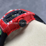 R7 Factory Richard Mille RM35-02 44.5mm Red Carbon Fiber Black Rubber Strap Skeletonized Dial (4) R7 Factory Richard Mille RM 35-02 44.5mm Red Carbon Fiber Black Rubber Strap Skeletonized Dial