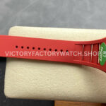 R7 Factory Richard Mille RM 35-02 44.5mm Red Carbon Fiber Red Rubber Strap Skeletonized Dial