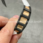 RM Factory Richard Mille RM 21-01 43mm Titanium Carbon Fiber White Rubber Strap Arabic numerals Skeletonized Silver Dial