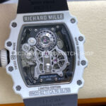 RM Factory Richard Mille RM 21-02 43mm Titanium Black Rubber Strap Tourbillon Skeleton Dial (1) RM Factory Richard Mille RM 21-02 43mm Titanium Black Rubber Strap Tourbillon Skeleton Dial