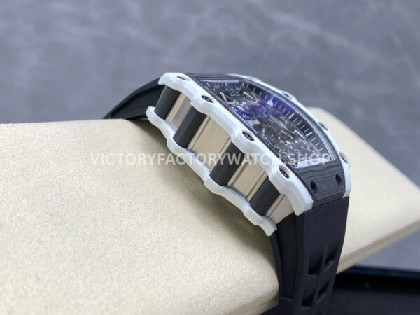 RM Factory Richard Mille RM 21-02 43mm Titanium Black Rubber Strap Tourbillon Skeleton Dial ( (8) RM Factory Richard Mille RM 21-02 43mm Titanium Black Rubber Strap Tourbillon Skeleton Dial