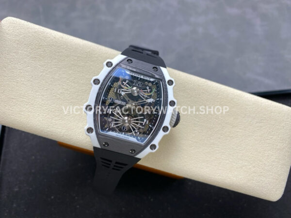 RM Factory Richard Mille RM 21-02 43mm Titanium Black Rubber Strap Tourbillon Skeleton Dial ( (9) RM Factory Richard Mille RM 21-02 43mm Titanium Black Rubber Strap Tourbillon Skeleton Dial