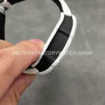 RM Factory Richard Mille RM 27-02 43mm White Carbon Fiber White Canvas Strap Tourbillon Skeletonized Dial