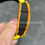 RM Factory Richard Mille RM 27-03 Rafael Nadal Tourbillon 47.77mm Yellow Carbon Fiber Textile Strap Skeletonized Dial