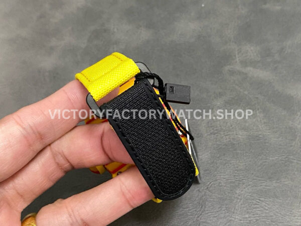 RM Factory Richard Mille RM 27-03 Rafael Nadal Tourbillon 47.77mm Yellow Carbon Fiber Textile Strap Skeletonized Dial