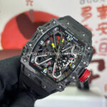 RM Factory Richard Mille RM 35-03 43mm Black Carbon Fiber Black Rubber Strap Black Skeletoniz ( (8) RM Factory Richard Mille RM 35-03 43mm Black Carbon Fiber Black Rubber Strap Black Skeletonized Dial