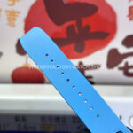 RM Factory Richard Mille RM 35-03 43mm White Carbon Fiber Light Blue Rubber Strap Black ( (9) RM Factory Richard Mille RM 35-03 43mm White Carbon Fiber Light Blue Rubber Strap Black Skeletonized Dial