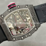 RM Factory Richard Mille RM 38-02 43.7mm Carbon Fiber Black Textile Strap Skeletonized Dial (6) RM Factory Richard Mille RM 38-02 43.7mm Black Carbon Fiber Black Textile Strap Skeletonized Dial