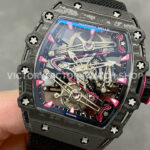 RM Factory Richard Mille RM 38-02 43.7mm Carbon Fiber Black Textile Strap Skeletonized Dial (7) RM Factory Richard Mille RM 38-02 43.7mm Black Carbon Fiber Black Textile Strap Skeletonized Dial