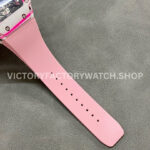 RM Factory Richard Mille RM 38-02 43.7mm White Carbon Fiber Pink Rubber Strap Skeletonized Dial (3) RM Factory Richard Mille RM 38-02 43.7mm White Carbon Fiber Pink Rubber Strap Skeletonized Dial