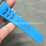 RM Factory Richard Mille RM 53-01 43mm Carbon Fiber Blue Rubber Strap Skeletonized Black Dial (6) RM Factory Richard Mille RM 53-01 43mm Carbon Fiber Blue Rubber Strap Skeletonized Black Dial
