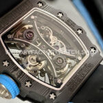 RM Factory Richard Mille RM 53-01 43mm Carbon Fiber Canvas Rubber Strap Skeletonized Black Dial ( RM Factory Richard Mille RM 53-01 43mm Carbon Fiber Canvas Rubber Strap Skeletonized Black Dial
