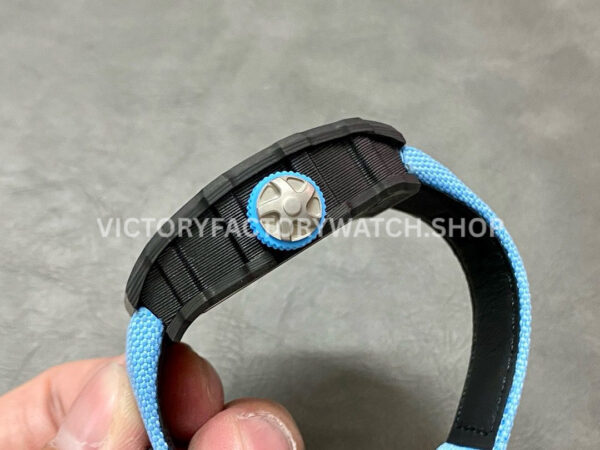 RM Factory Richard Mille RM 53-01 43mm Carbon Fiber Canvas Rubber Strap Skeletonized Black Dial (1) RM Factory Richard Mille RM 53-01 43mm Carbon Fiber Canvas Rubber Strap Skeletonized Black Dial
