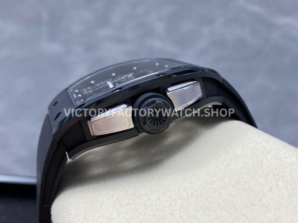 RM Factory Richard Mille RM 61-01 42.7mm Black Ceramic Black Rubber Strap Black Skeleton Dial (1) RM Factory Richard Mille RM 61-01 42.7mm Black Ceramic Black Rubber Strap Black Skeleton Dial