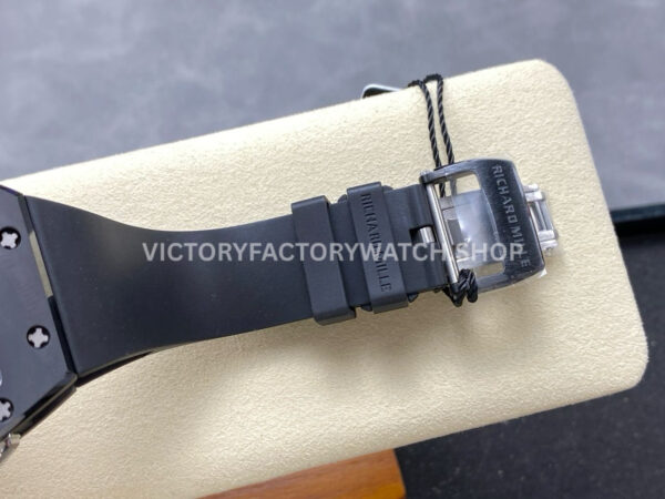 RM Factory Richard Mille RM 61-01 42.7mm Black Ceramic Black Rubber Strap Black Skeleton Dial (3) RM Factory Richard Mille RM 61-01 42.7mm Black Ceramic Black Rubber Strap Black Skeleton Dial