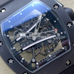 RM Factory Richard Mille RM 61-01 42.7mm Black Ceramic Black Rubber Strap Black Skeleton Dial (6) RM Factory Richard Mille RM 61-01 42.7mm Black Ceramic Black Rubber Strap Black Skeleton Dial